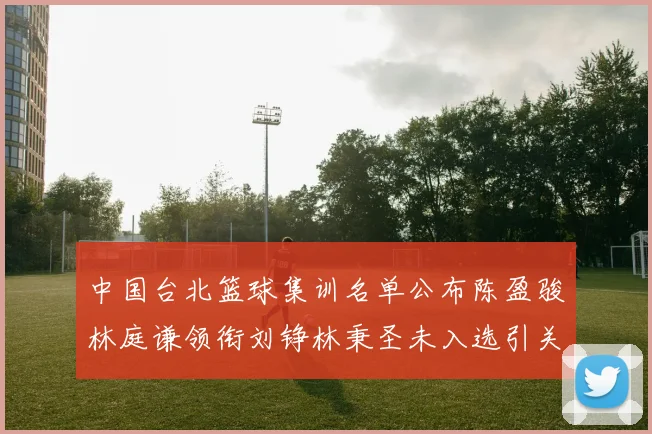 中国台北篮球集训名单公布陈盈骏林庭谦领衔刘铮林秉圣未入选引关注